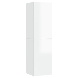 vidaXL TV-Schrank Hochglanz-Weiß 30,5x30x110 cm Holzwerkstoff