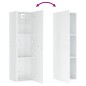 vidaXL TV-Schrank Hochglanz-Weiß 30,5x30x110 cm Holzwerkstoff vidaXL TV-Schrank Hochglanz-Weiß 30,5x30x110 cm Holzwerkstoff