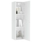 vidaXL TV-Schrank Hochglanz-Weiß 30,5x30x110 cm Holzwerkstoff vidaXL TV-Schrank Hochglanz-Weiß 30,5x30x110 cm Holzwerkstoff