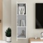 vidaXL TV-Schrank Hochglanz-Weiß 30,5x30x110 cm Holzwerkstoff vidaXL TV-Schrank Hochglanz-Weiß 30,5x30x110 cm Holzwerkstoff
