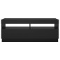 vidaXL TV-Schrank mit LED-Leuchten Schwarz 100x35x40 cm vidaXL TV-Schrank mit LED-Leuchten Schwarz 100x35x40 cm
