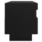 vidaXL TV-Schrank mit LED-Leuchten Schwarz 100x35x40 cm vidaXL TV-Schrank mit LED-Leuchten Schwarz 100x35x40 cm