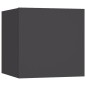 vidaXL TV-Wandschränke 4 Stk. Grau 30,5x30x30 cm vidaXL TV-Wandschränke 4 Stk. Grau 30,5x30x30 cm