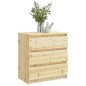 vidaXL Nachttisch 60x36x64 cm Massivholz Tanne vidaXL Nachttisch 60x36x64 cm Massivholz Tanne