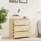 vidaXL Nachttisch 60x36x64 cm Massivholz Tanne vidaXL Nachttisch 60x36x64 cm Massivholz Tanne