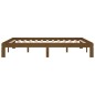 vidaXL Massivholzbett Honigbraun Kiefer 140x190 cm vidaXL Massivholzbett Honigbraun Kiefer 140x190 cm