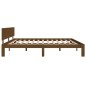 vidaXL Massivholzbett Honigbraun Kiefer 200x200 cm vidaXL Massivholzbett Honigbraun Kiefer 200x200 cm