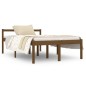 vidaXL Massivholzbett Honigbraun 120x190 cm vidaXL Massivholzbett Honigbraun 120x190 cm