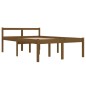 vidaXL Massivholzbett Honigbraun 120x190 cm vidaXL Massivholzbett Honigbraun 120x190 cm