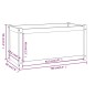 vidaXL Pflanzkübel 2 Stk. Schwarz 100x50x50 cm Massivholz Kiefer vidaXL Pflanzkübel 2 Stk. Schwarz 100x50x50 cm Massivholz Kiefer