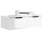 vidaXL Wandschrank Hochglanz-Weiß 68x30x20 cm Holzwerkstoff vidaXL Wandschrank Hochglanz-Weiß 68x30x20 cm Holzwerkstoff