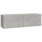 vidaXL 6-tlg. TV-Schrank-Set Betongrau Holzwerkstoff vidaXL 6-tlg. TV-Schrank-Set Betongrau Holzwerkstoff