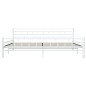vidaXL Bettgestell Weiß Metall 180×200 cm vidaXL Bettgestell Weiß Metall 180×200 cm
