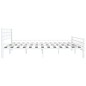 vidaXL Bettgestell Weiß Metall 180×200 cm vidaXL Bettgestell Weiß Metall 180×200 cm