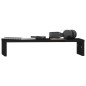 vidaXL Monitorständer Schwarz 50x27x10 cm Massivholz Kiefer vidaXL Monitorständer Schwarz 50x27x10 cm Massivholz Kiefer