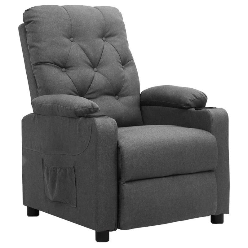 vidaXL Relaxsessel Hellgrau Stoff vidaXL Relaxsessel Hellgrau Stoff