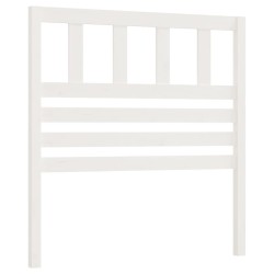 vidaXL Kopfteil Weiß 106x4x100 cm Massivholz Kiefer