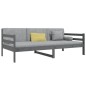 vidaXL Tagesbett Grau 90x190 cm Massivholz Kiefer vidaXL Tagesbett Grau 90x190 cm Massivholz Kiefer
