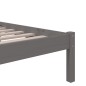 vidaXL Massivholzbett Grau 75x190 cm vidaXL Massivholzbett Grau 75x190 cm