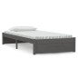 vidaXL Massivholzbett Grau 90x190 cm vidaXL Massivholzbett Grau 90x190 cm