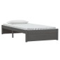 vidaXL Massivholzbett Grau 90x190 cm vidaXL Massivholzbett Grau 90x190 cm