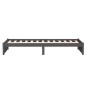 vidaXL Massivholzbett Grau 100x200 cm vidaXL Massivholzbett Grau 100x200 cm