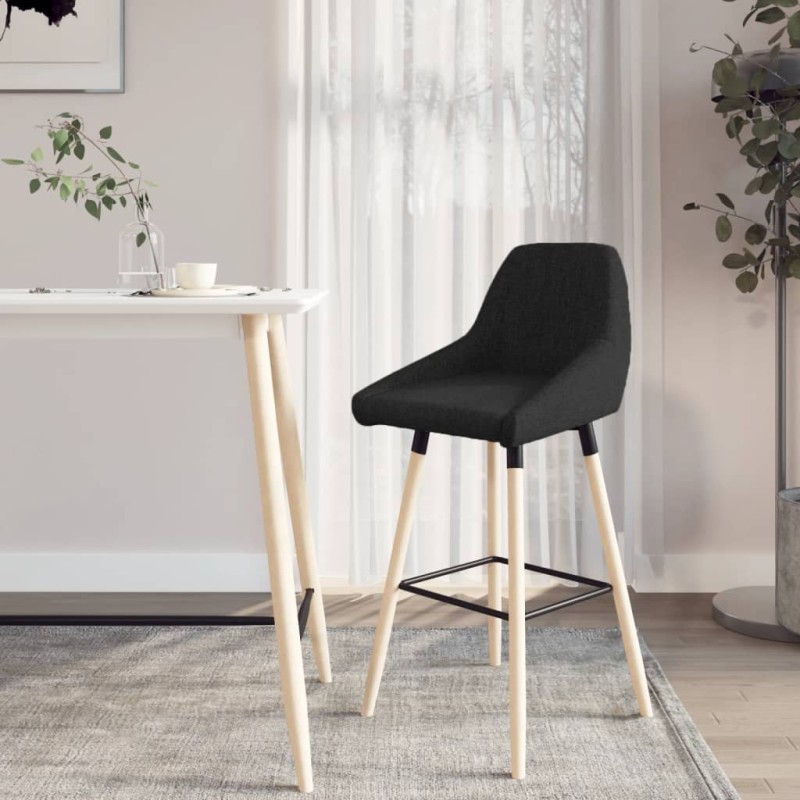 Barhocker Schwarz Stoff Barhocker Schwarz Stoff
