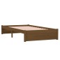 vidaXL Massivholzbett Honigbraun 100x200 cm vidaXL Massivholzbett Honigbraun 100x200 cm