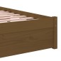 vidaXL Massivholzbett Honigbraun 100x200 cm vidaXL Massivholzbett Honigbraun 100x200 cm