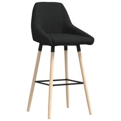 Barhocker Schwarz Stoff