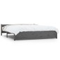 vidaXL Massivholzbett Grau 160x200 cm vidaXL Massivholzbett Grau 160x200 cm
