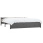 vidaXL Massivholzbett Grau 160x200 cm vidaXL Massivholzbett Grau 160x200 cm