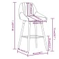 Barhocker Schwarz Stoff Barhocker Schwarz Stoff