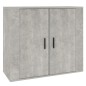 vidaXL Sideboard Betongrau 80x33x70 cm Holzwerkstoff vidaXL Sideboard Betongrau 80x33x70 cm Holzwerkstoff