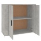 vidaXL Sideboard Betongrau 80x33x70 cm Holzwerkstoff vidaXL Sideboard Betongrau 80x33x70 cm Holzwerkstoff