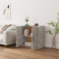 vidaXL Sideboard Betongrau 80x33x70 cm Holzwerkstoff vidaXL Sideboard Betongrau 80x33x70 cm Holzwerkstoff