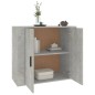 vidaXL Sideboard Betongrau 80x33x70 cm Holzwerkstoff vidaXL Sideboard Betongrau 80x33x70 cm Holzwerkstoff
