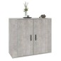 vidaXL Sideboard Betongrau 80x33x70 cm Holzwerkstoff vidaXL Sideboard Betongrau 80x33x70 cm Holzwerkstoff