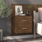 vidaXL Wand-Nachttische 2 Stk. Braun Eichen-Optik vidaXL Wand-Nachttische 2 Stk. Braun Eichen-Optik