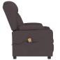Massagesessel Dunkelbraun Stoff Massagesessel Dunkelbraun Stoff