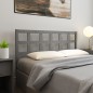 vidaXL Kopfteil Grau 165,5x4x100 cm Massivholz Kiefer