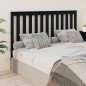 vidaXL Kopfteil Schwarz 156x6x101 cm Massivholz Kiefer
