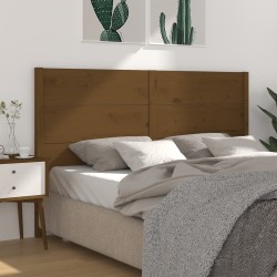 vidaXL Kopfteil Honigbraun 186x4x100 cm Massivholz Kiefer