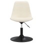 Esszimmerstühle 4 Stk. Drehbar Creme Samt Esszimmerstühle 4 Stk. Drehbar Creme Samt