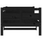 vidaXL Tagesbett Schwarz Massivholz Kiefer 90x190 cm vidaXL Tagesbett Schwarz Massivholz Kiefer 90x190 cm