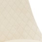 Esszimmerstühle 4 Stk. Drehbar Creme Samt Esszimmerstühle 4 Stk. Drehbar Creme Samt