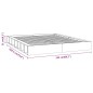 vidaXL Massivholzbett Weiß 135x190 cm vidaXL Massivholzbett Weiß 135x190 cm