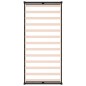vidaXL Massivholzbett Schwarz 75x190 cm vidaXL Massivholzbett Schwarz 75x190 cm