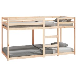 vidaXL Etagenbett 90x200 cm Massivholz Kiefer