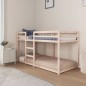 vidaXL Etagenbett 90x200 cm Massivholz Kiefer vidaXL Etagenbett 90x200 cm Massivholz Kiefer